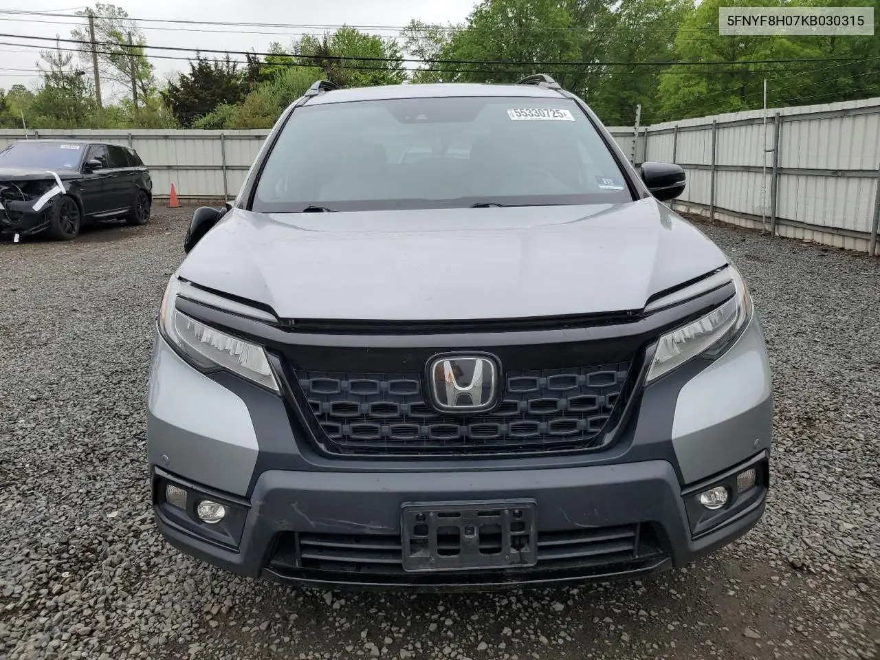 2019 Honda Passport Elite VIN: 5FNYF8H07KB030315 Lot: 55330725