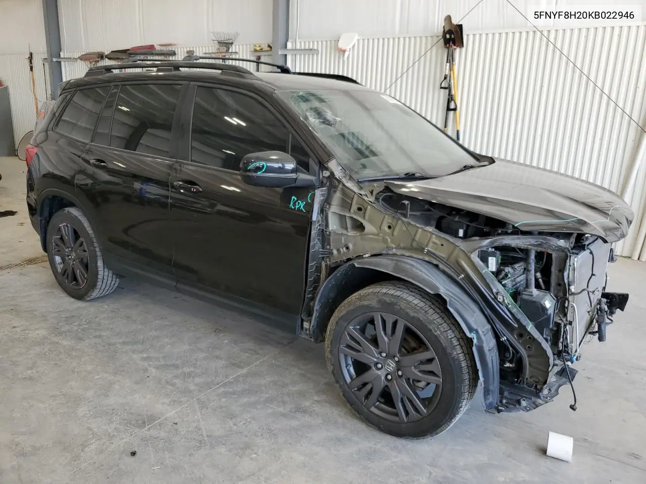 2019 Honda Passport Sport VIN: 5FNYF8H20KB022946 Lot: 55596225