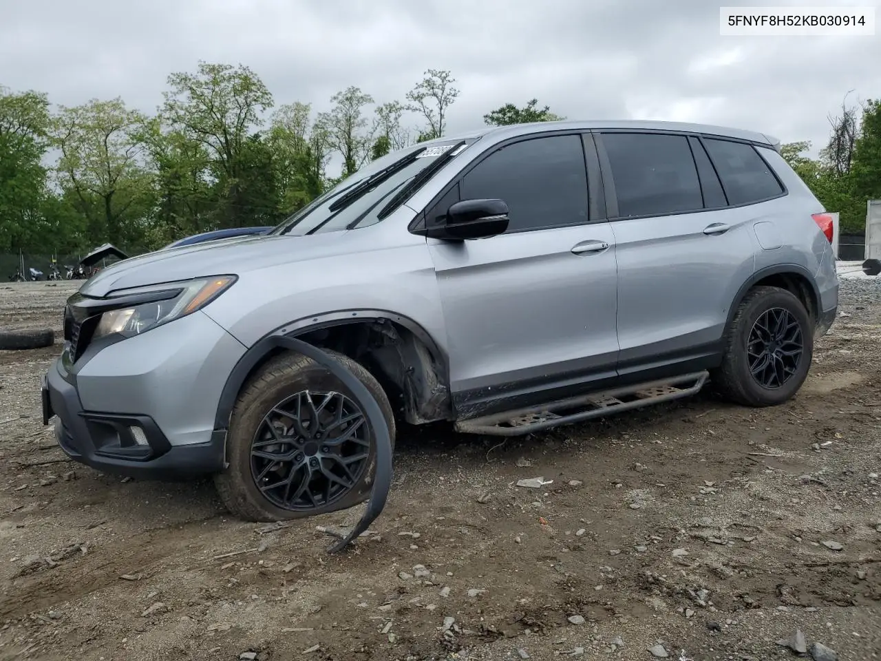 2019 Honda Passport Exl VIN: 5FNYF8H52KB030914 Lot: 55708015