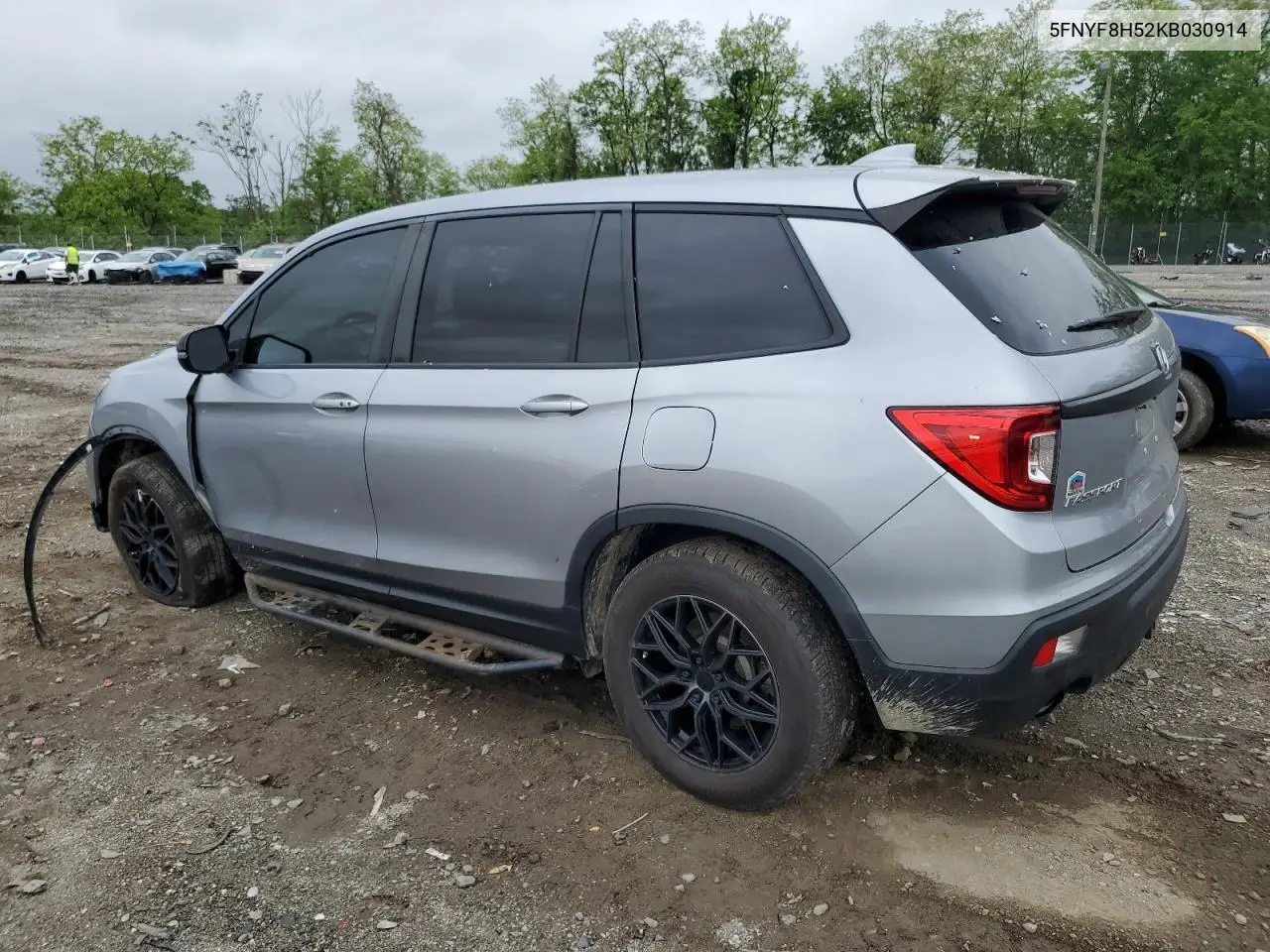 2019 Honda Passport Exl VIN: 5FNYF8H52KB030914 Lot: 55708015
