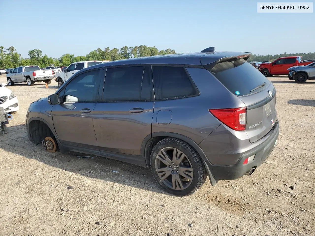 2019 Honda Passport Exl VIN: 5FNYF7H56KB010952 Lot: 55980755