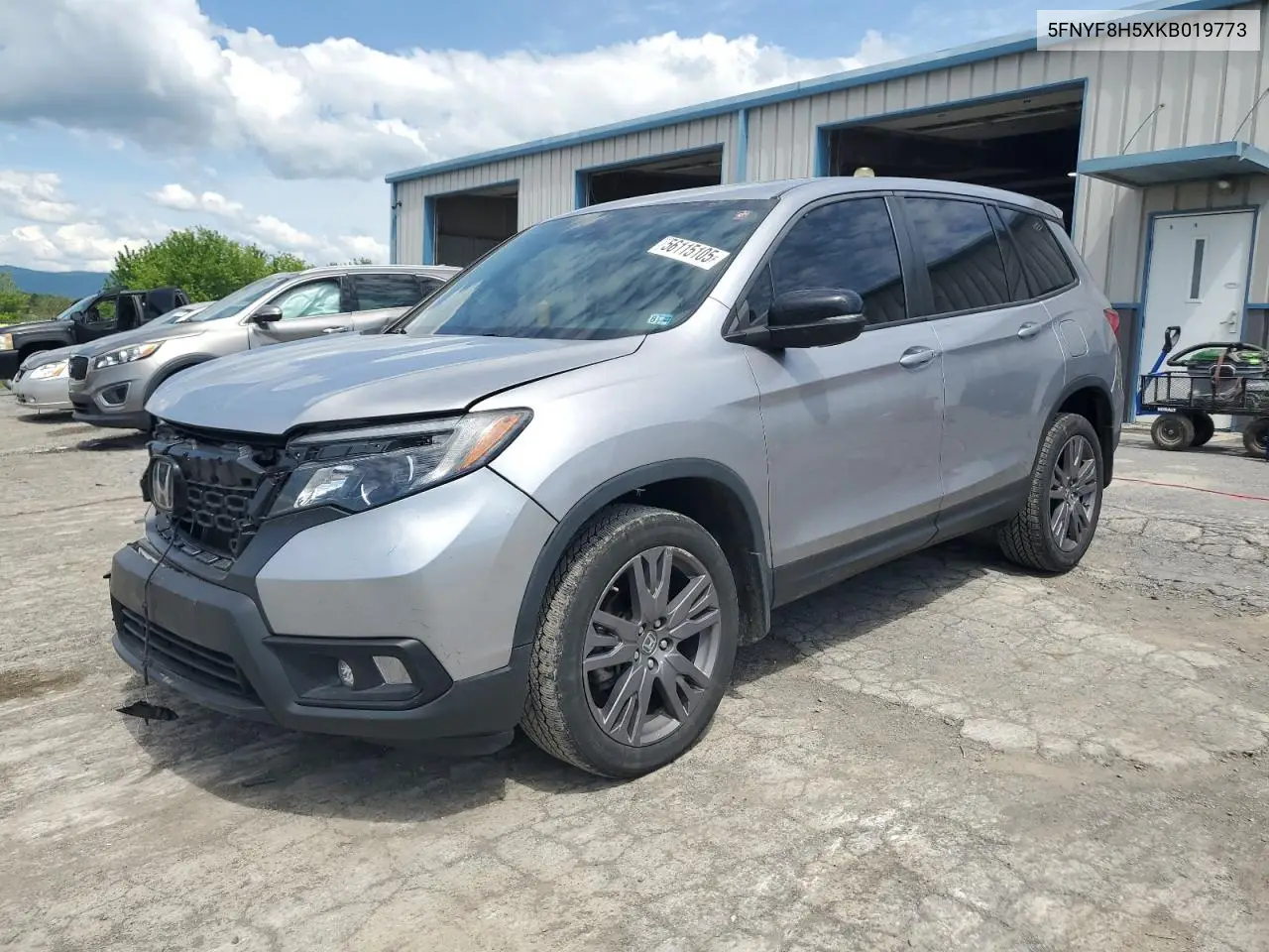 2019 Honda Passport Exl VIN: 5FNYF8H5XKB019773 Lot: 56115105