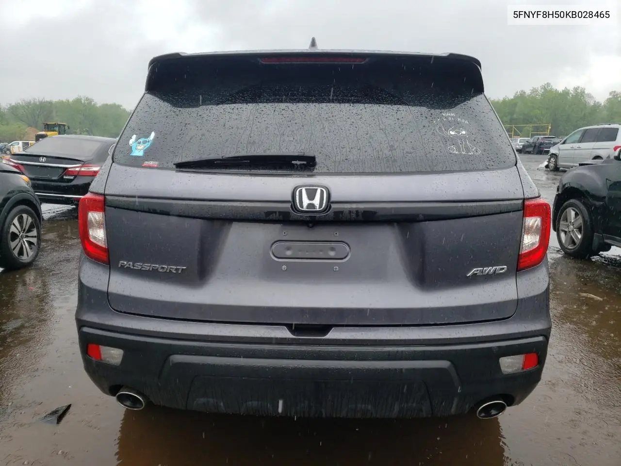 2019 Honda Passport Exl VIN: 5FNYF8H50KB028465 Lot: 56160545
