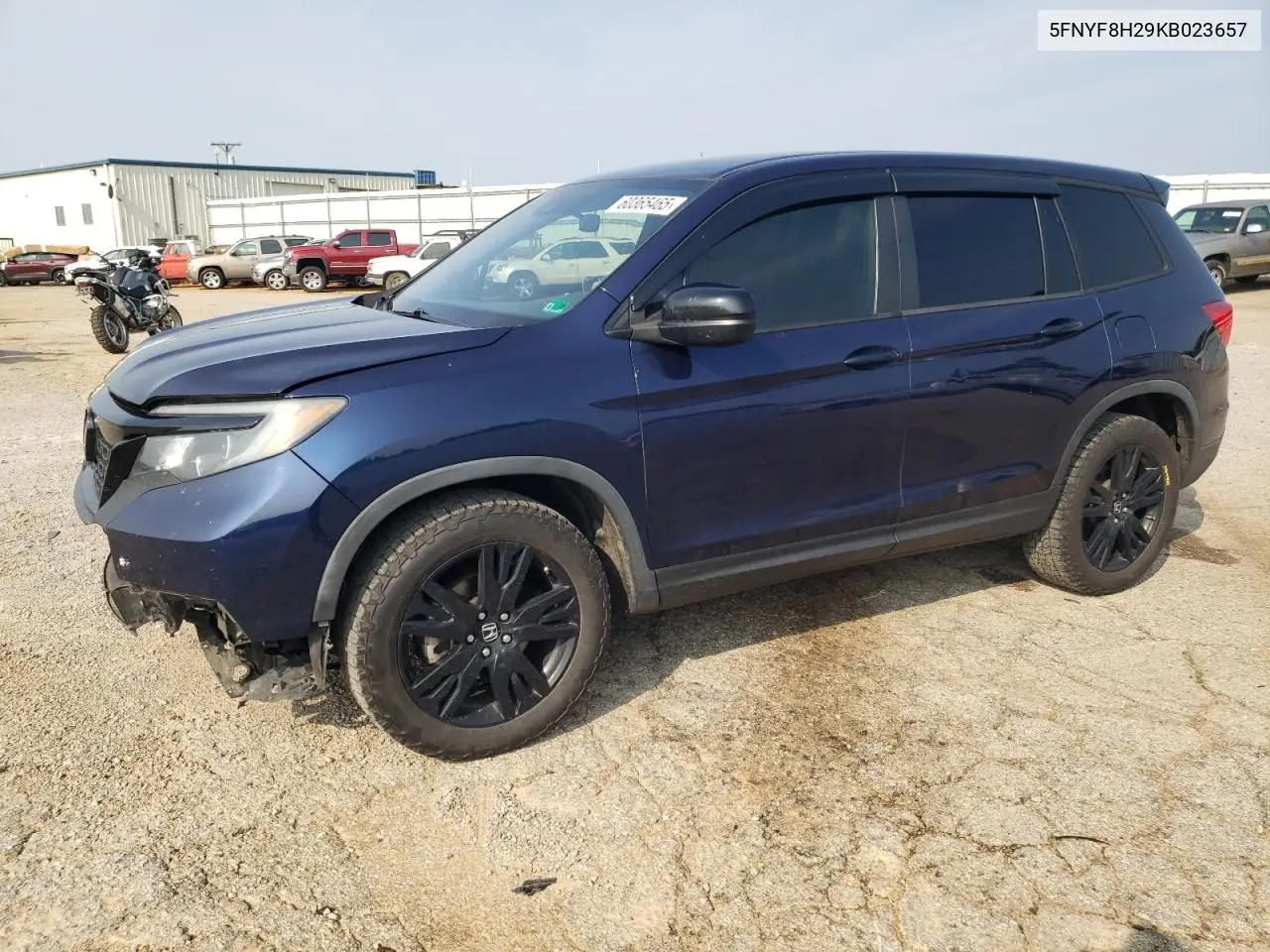 2019 Honda Passport Sport VIN: 5FNYF8H29KB023657 Lot: 60365465