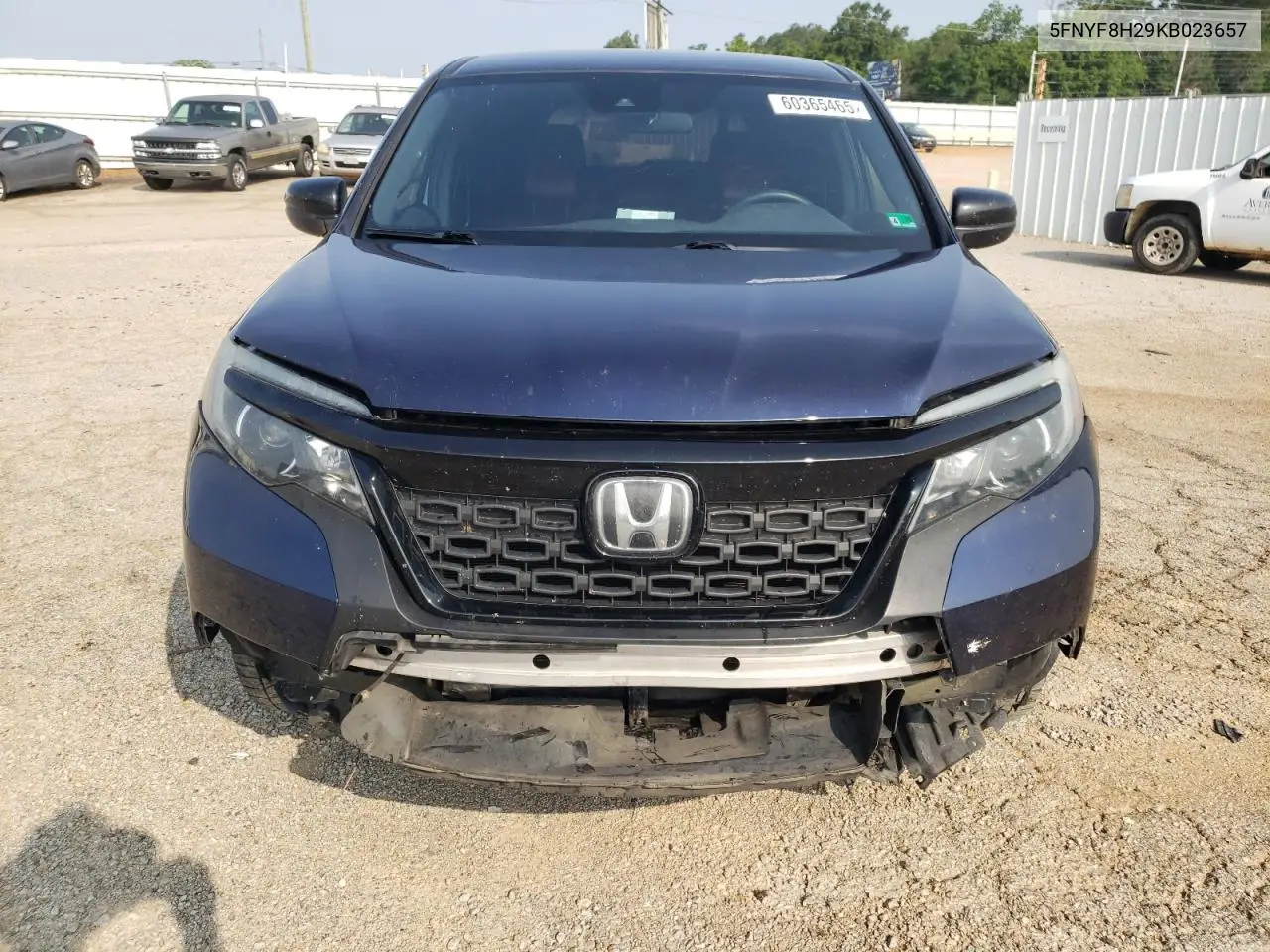 2019 Honda Passport Sport VIN: 5FNYF8H29KB023657 Lot: 60365465