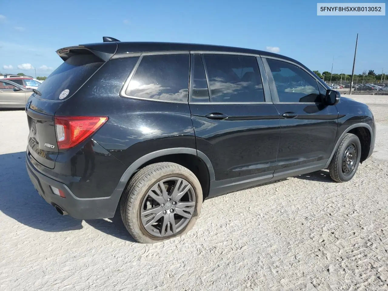 2019 Honda Passport Exl VIN: 5FNYF8H5XKB013052 Lot: 60727425