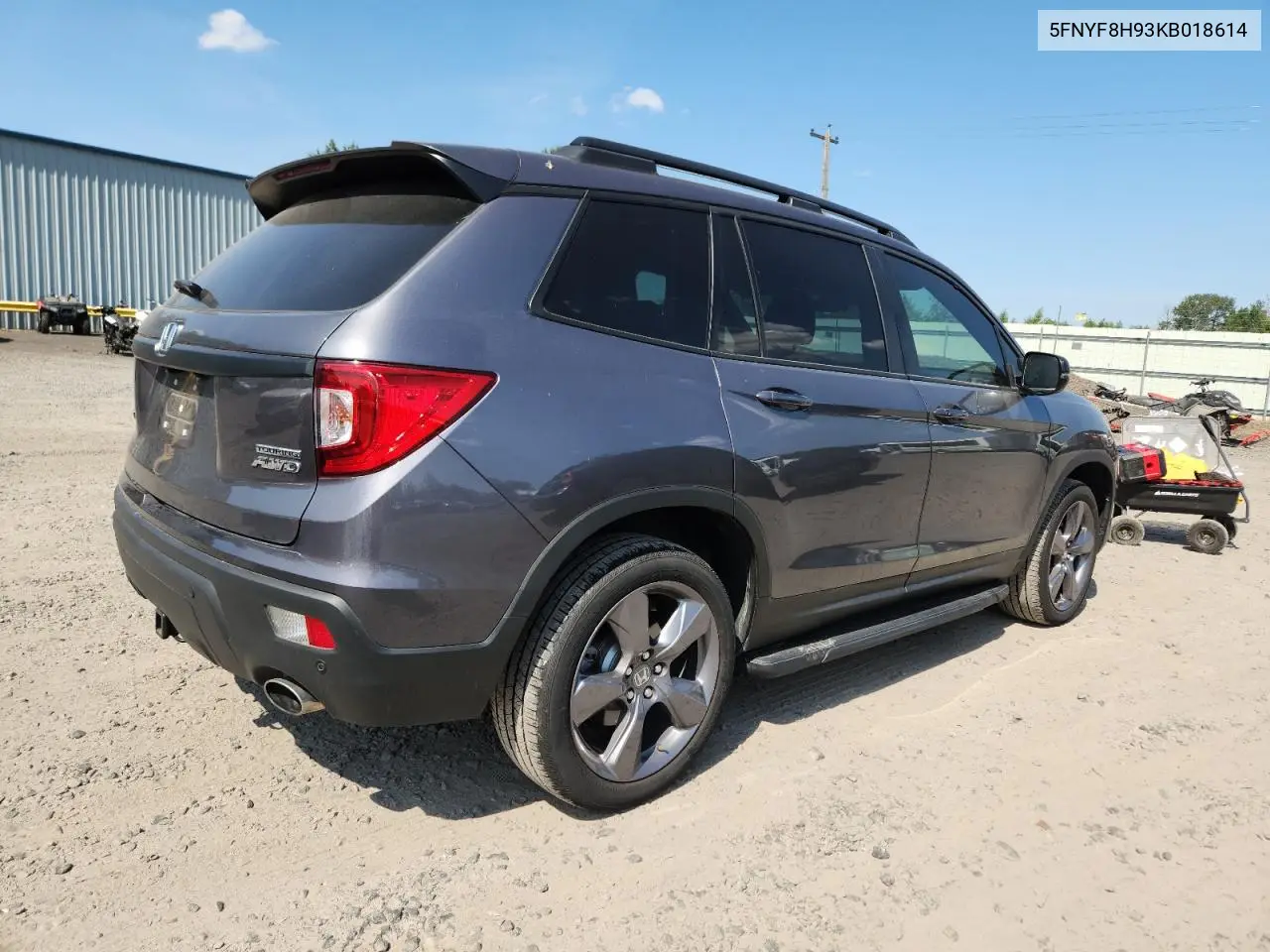 2019 Honda Passport Touring VIN: 5FNYF8H93KB018614 Lot: 60884775