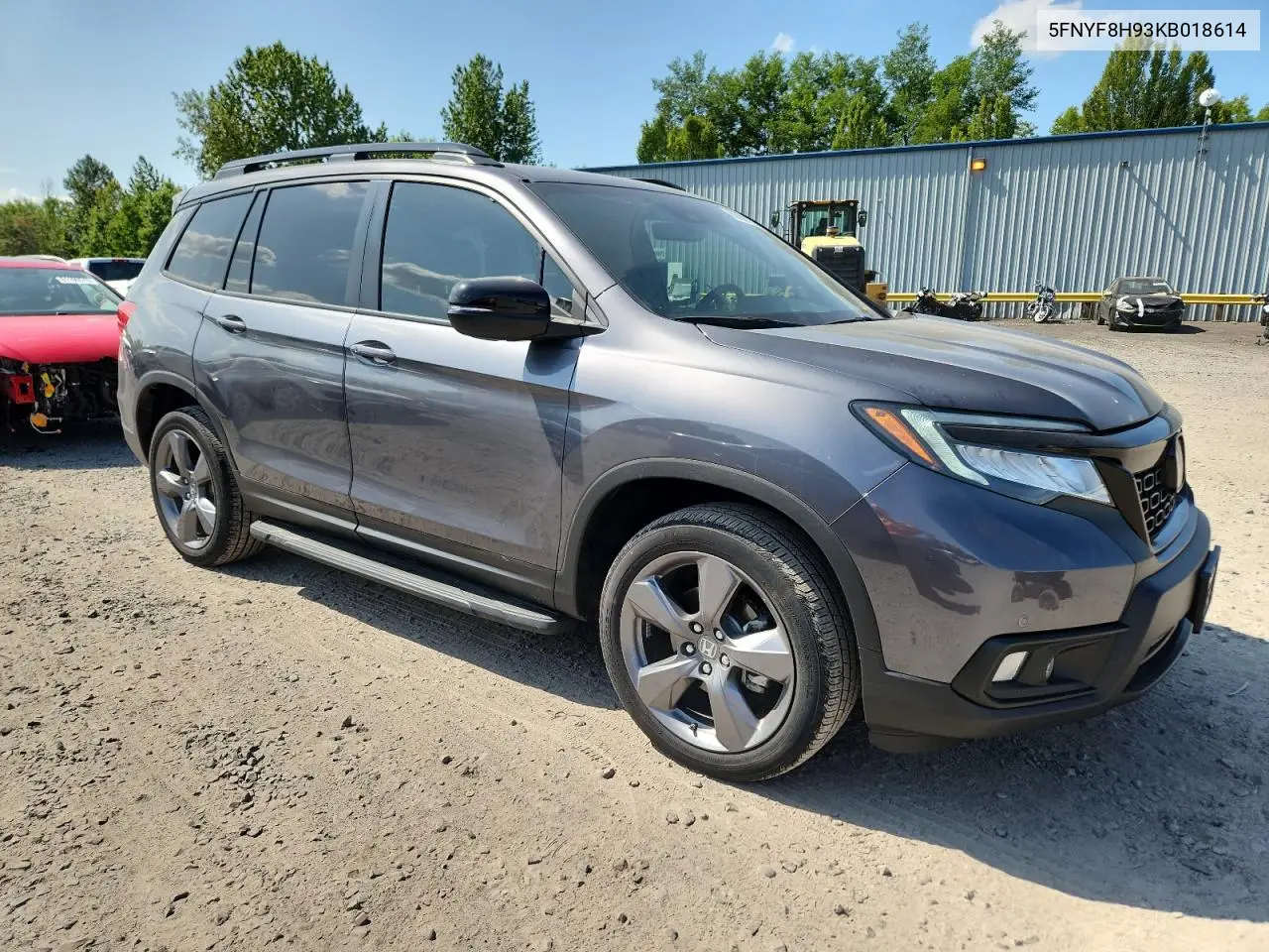 2019 Honda Passport Touring VIN: 5FNYF8H93KB018614 Lot: 60884775