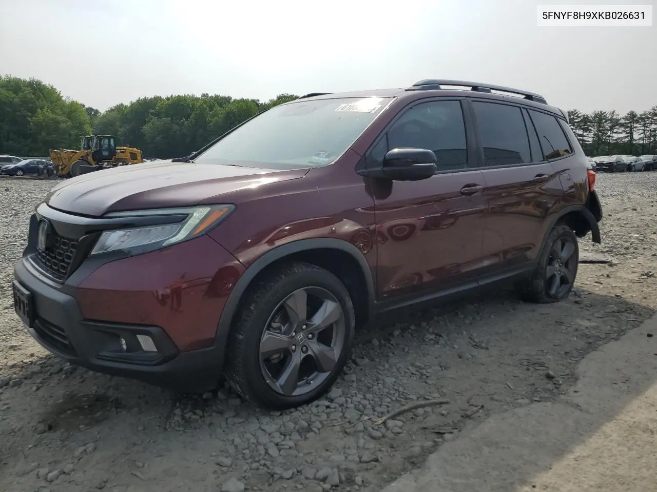 2019 Honda Passport Touring VIN: 5FNYF8H9XKB026631 Lot: 61037545