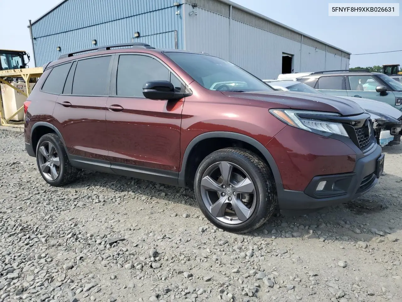 2019 Honda Passport Touring VIN: 5FNYF8H9XKB026631 Lot: 61037545