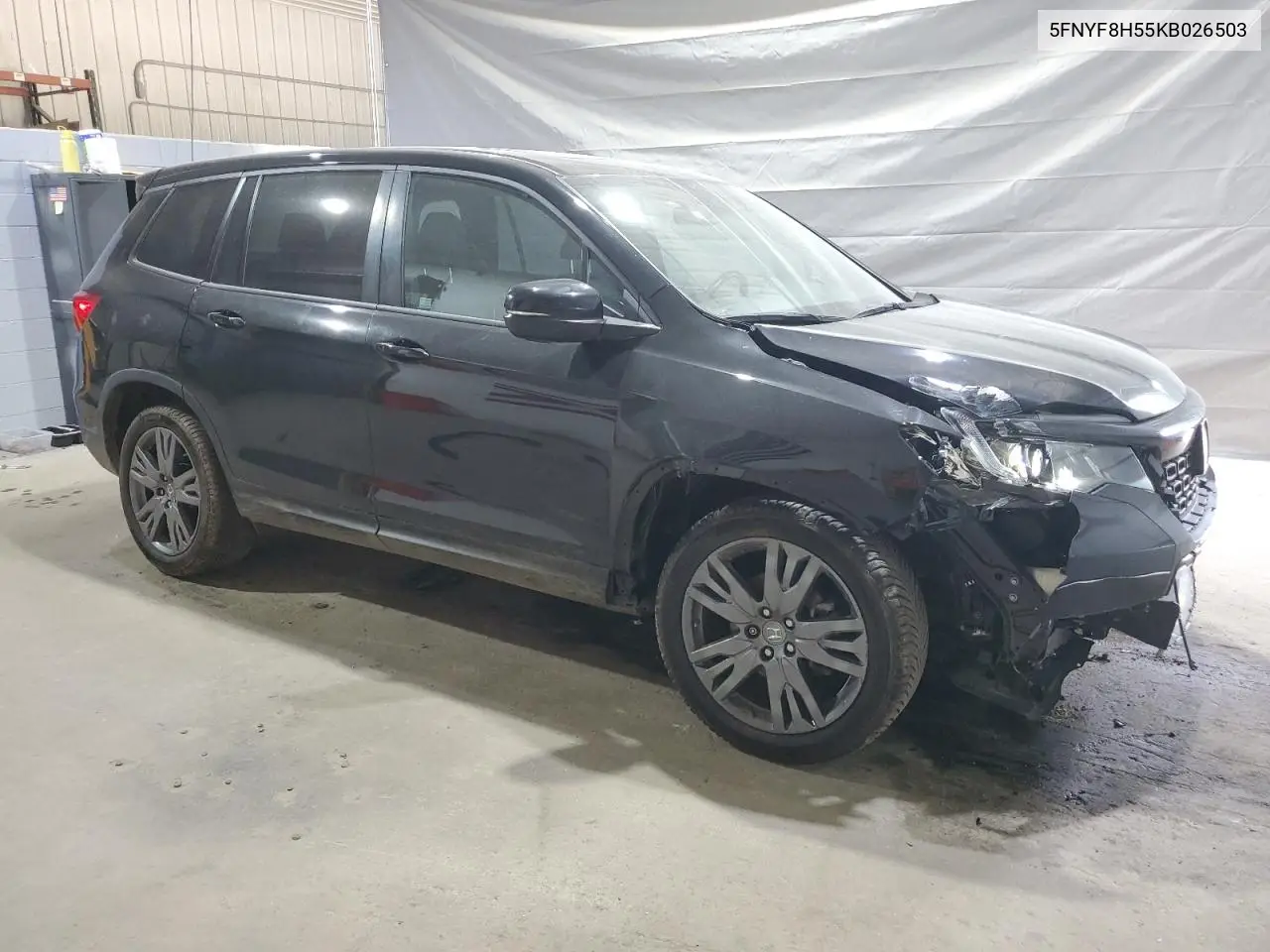 2019 Honda Passport Exl VIN: 5FNYF8H55KB026503 Lot: 61777175