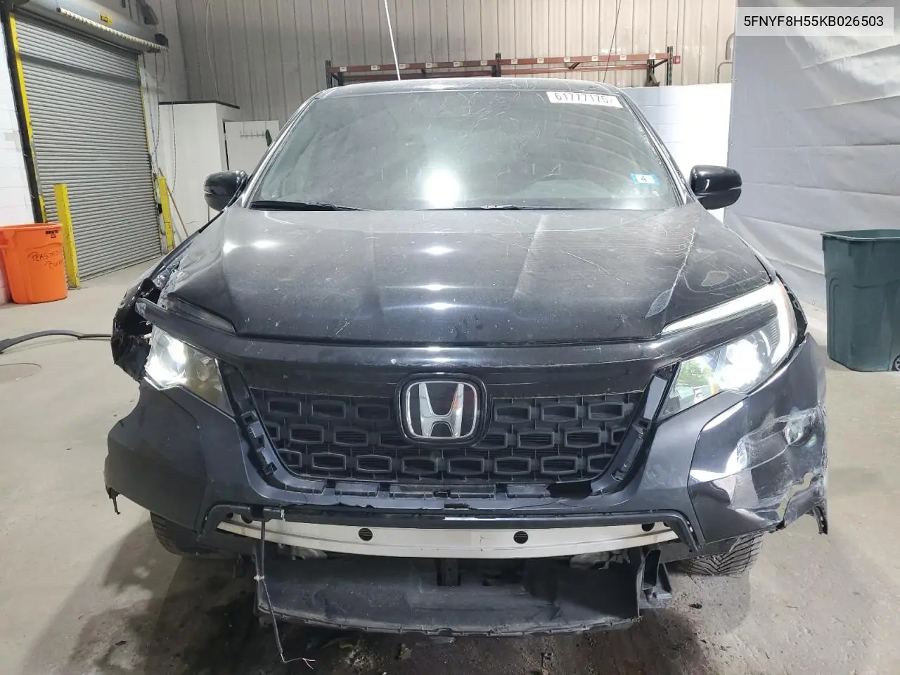 2019 Honda Passport Exl VIN: 5FNYF8H55KB026503 Lot: 61777175
