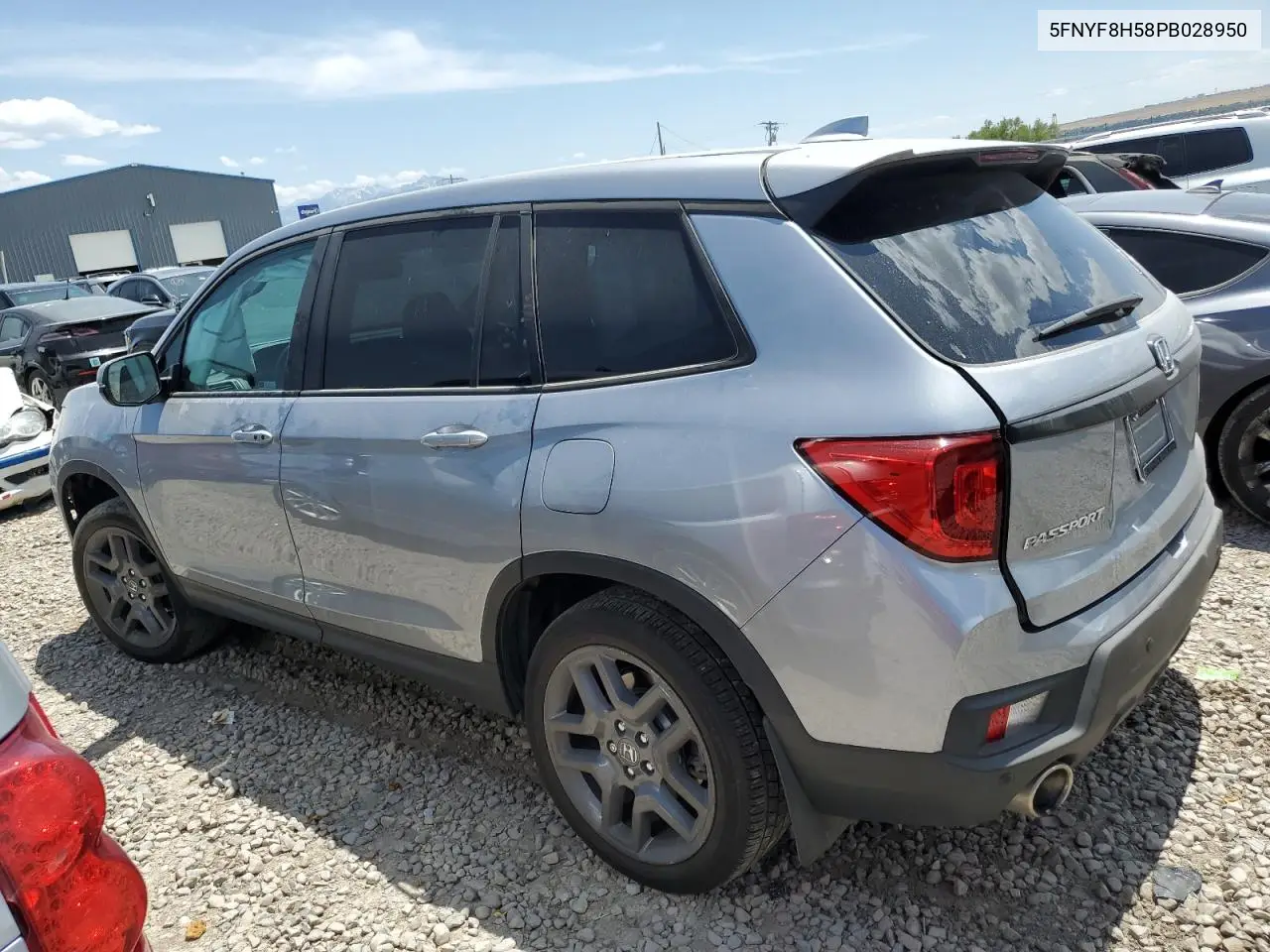 2019 Honda Passport Exl VIN: 5FNYF8H58PB028950 Lot: 62182695