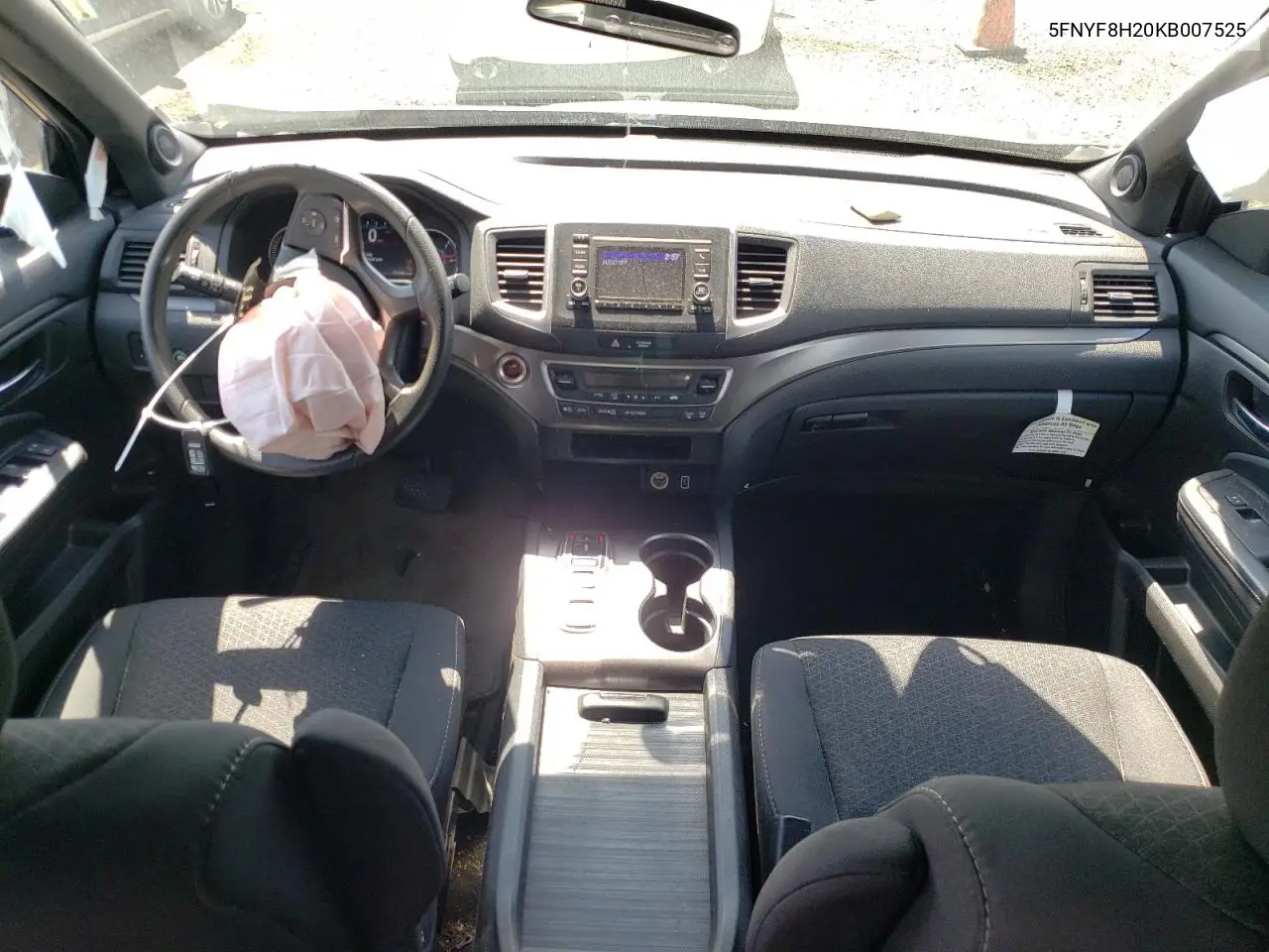 2019 Honda Passport Sport VIN: 5FNYF8H20KB007525 Lot: 62453225
