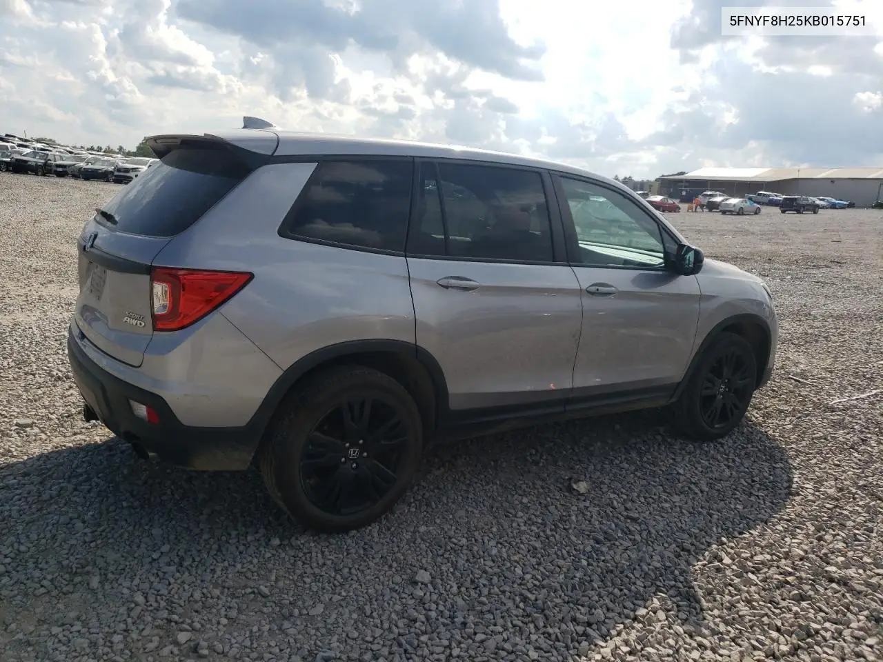 2019 Honda Passport Sport VIN: 5FNYF8H25KB015751 Lot: 62548695