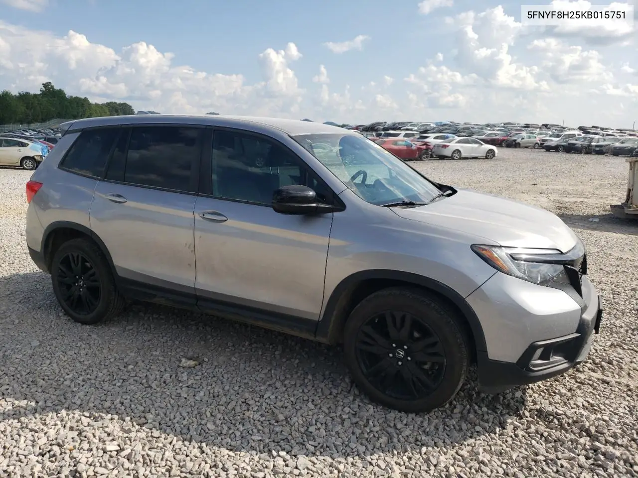 2019 Honda Passport Sport VIN: 5FNYF8H25KB015751 Lot: 62548695