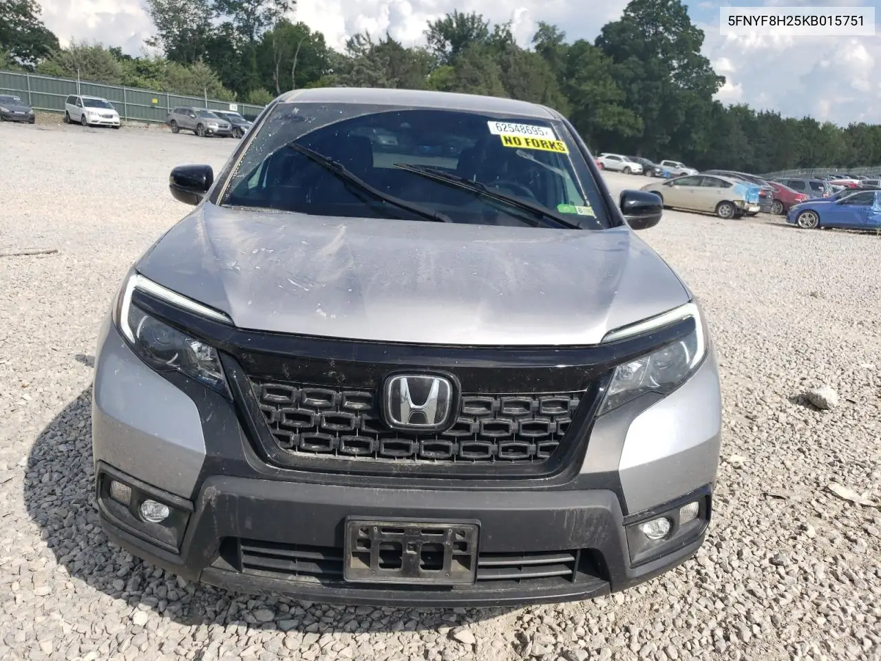 2019 Honda Passport Sport VIN: 5FNYF8H25KB015751 Lot: 62548695