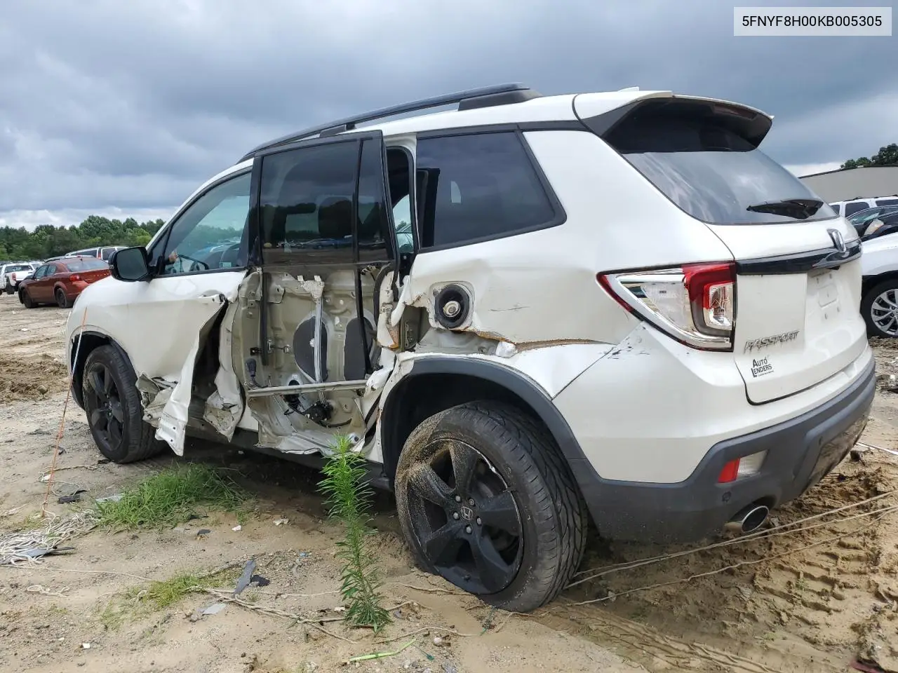 2019 Honda Passport Elite VIN: 5FNYF8H00KB005305 Lot: 63369345