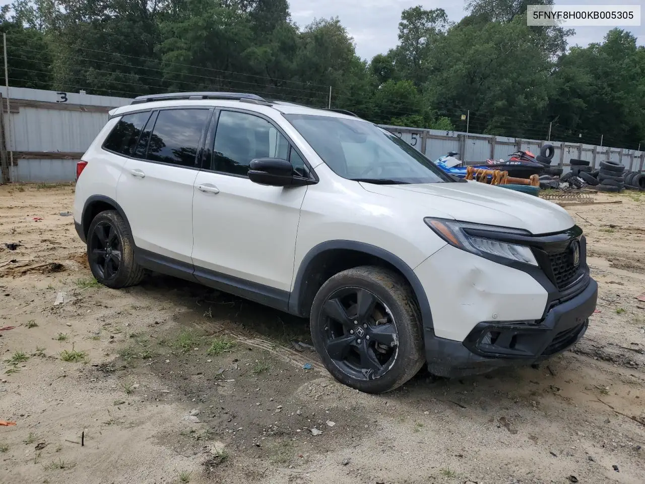 2019 Honda Passport Elite VIN: 5FNYF8H00KB005305 Lot: 63369345