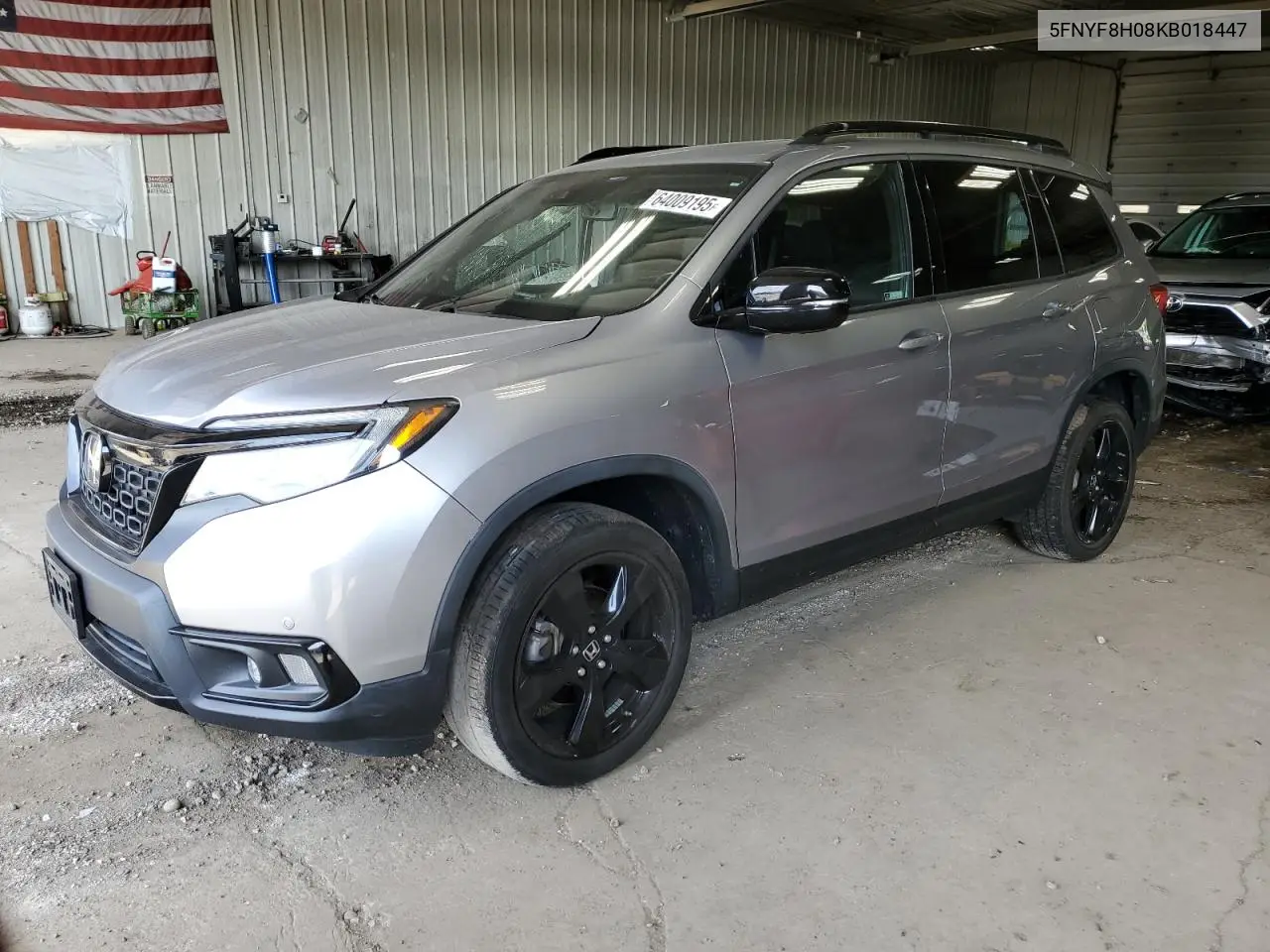 2019 Honda Passport Elite VIN: 5FNYF8H08KB018447 Lot: 64009195