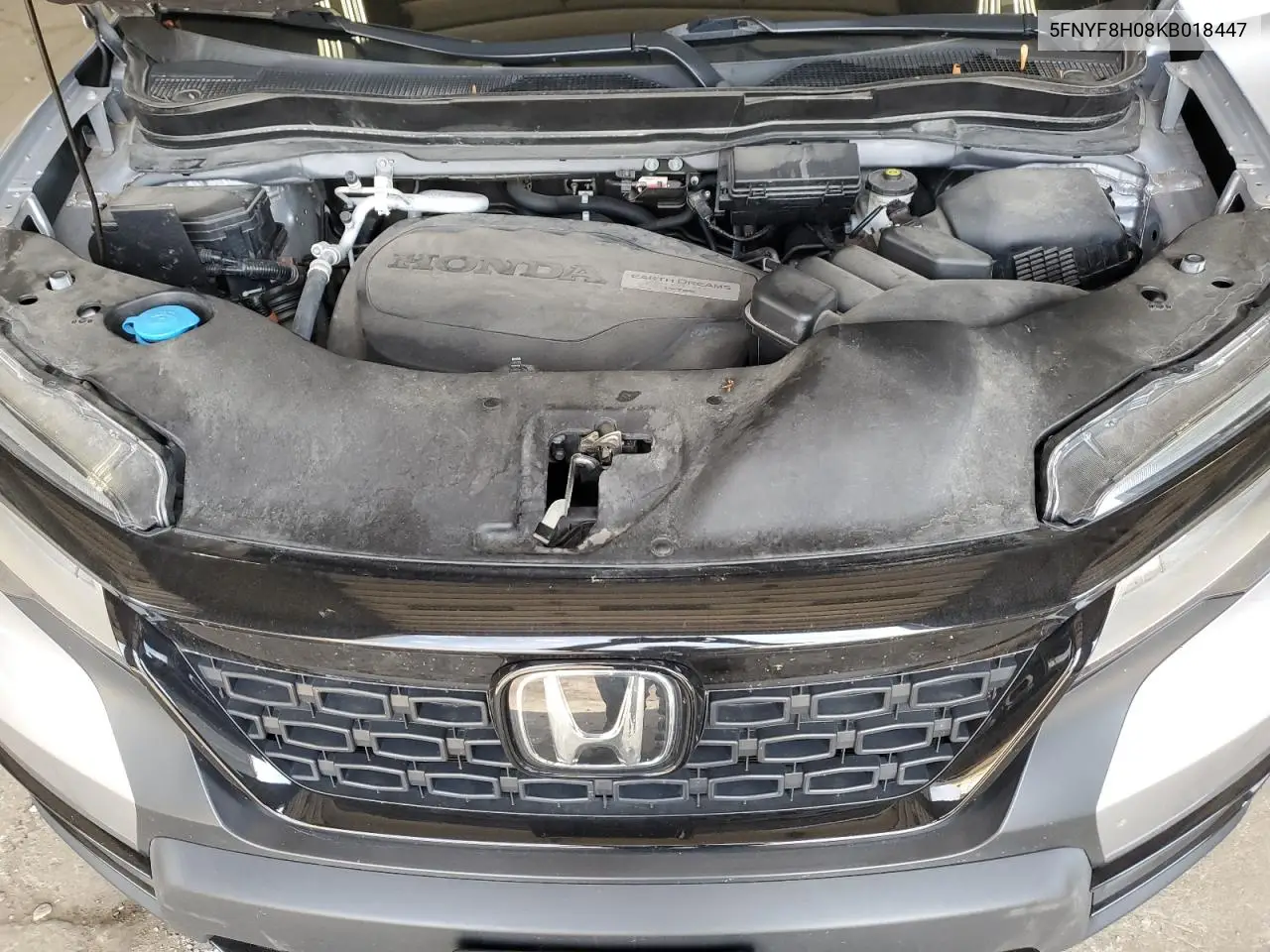 2019 Honda Passport Elite VIN: 5FNYF8H08KB018447 Lot: 64009195