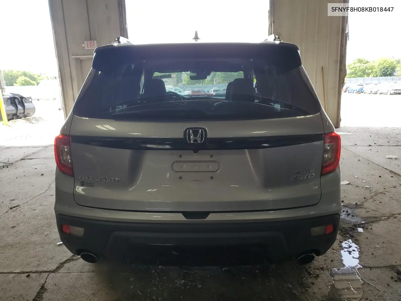 2019 Honda Passport Elite VIN: 5FNYF8H08KB018447 Lot: 64009195