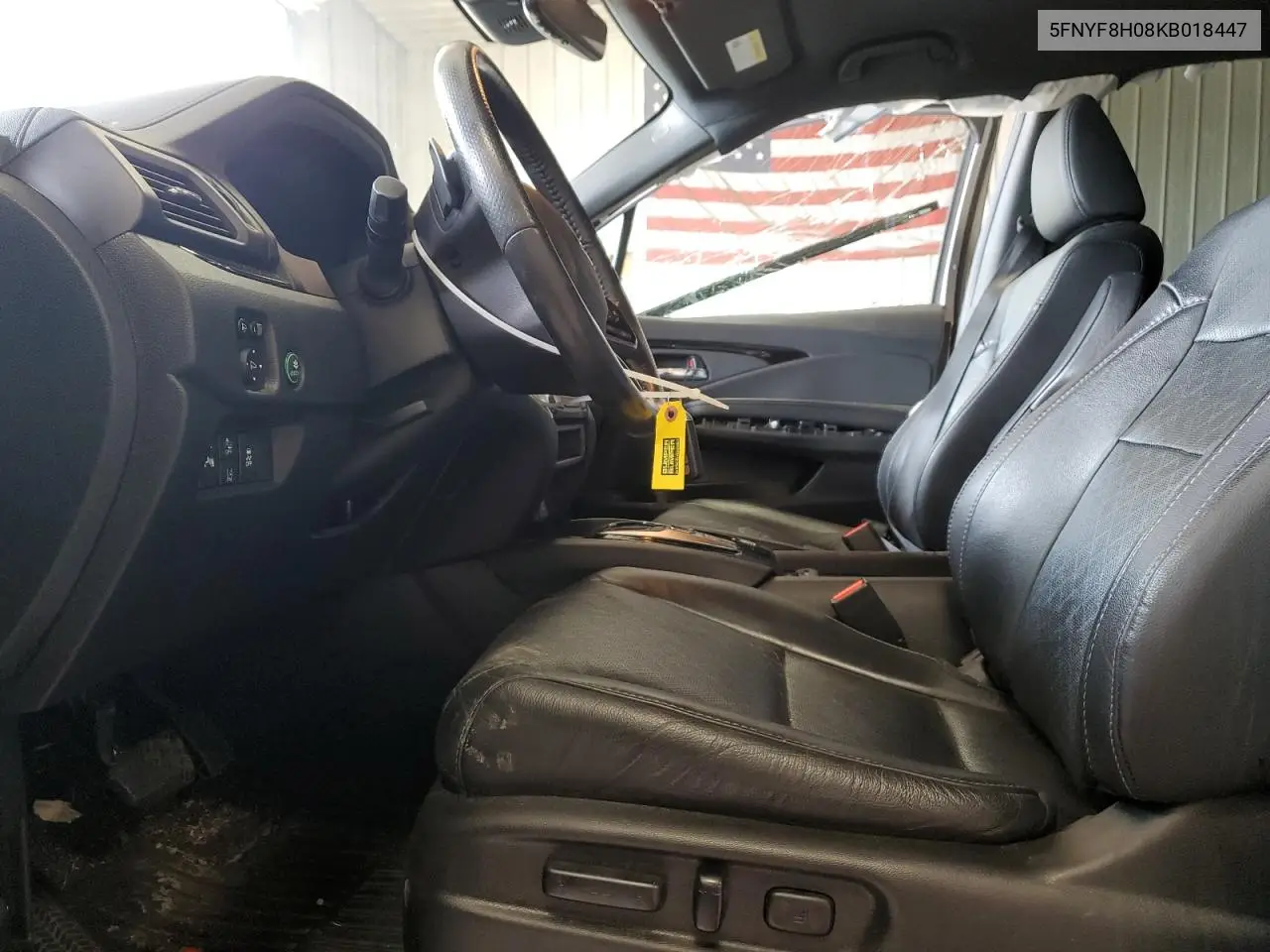 2019 Honda Passport Elite VIN: 5FNYF8H08KB018447 Lot: 64009195