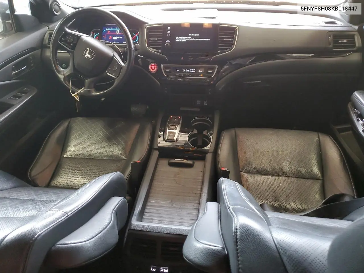 2019 Honda Passport Elite VIN: 5FNYF8H08KB018447 Lot: 64009195