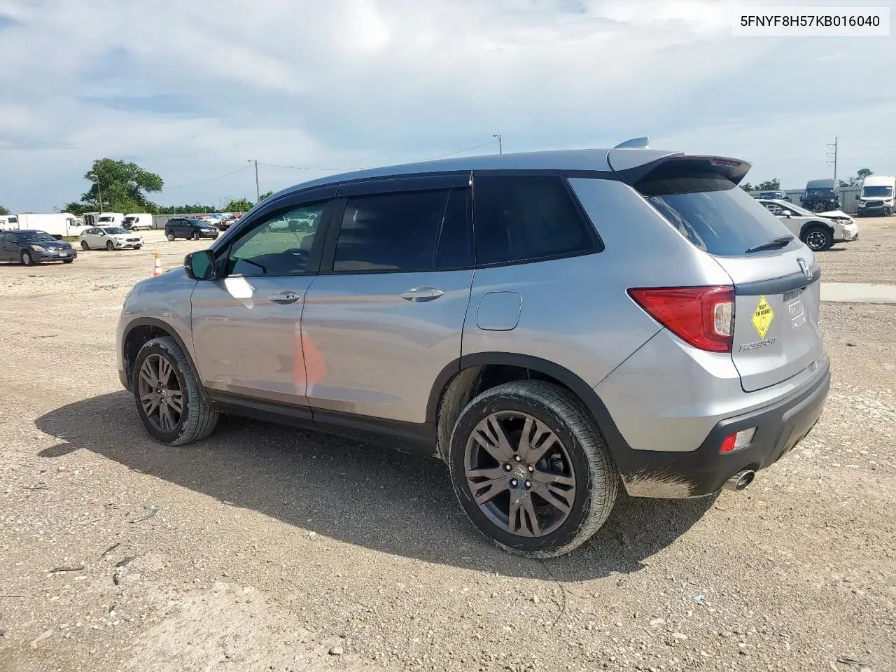 2019 Honda Passport Exl VIN: 5FNYF8H57KB016040 Lot: 64020515