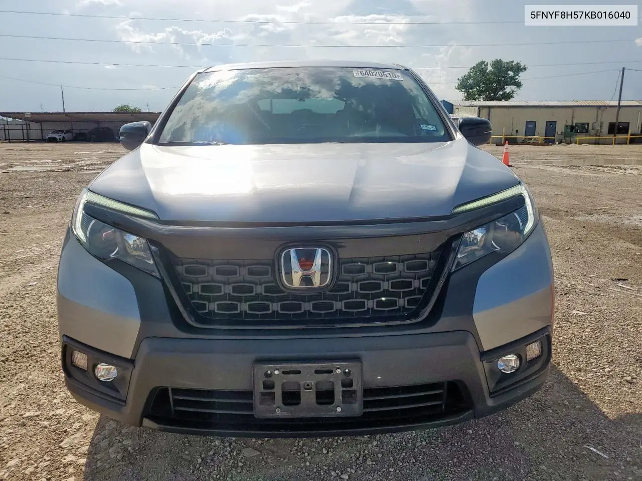 2019 Honda Passport Exl VIN: 5FNYF8H57KB016040 Lot: 64020515