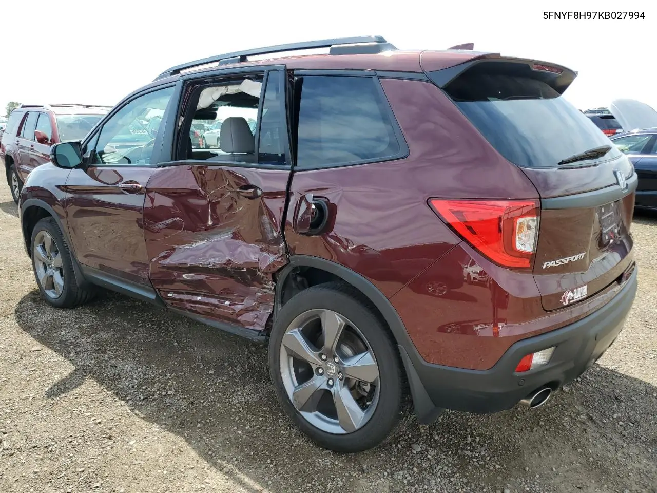 2019 Honda Passport Touring VIN: 5FNYF8H97KB027994 Lot: 64122725