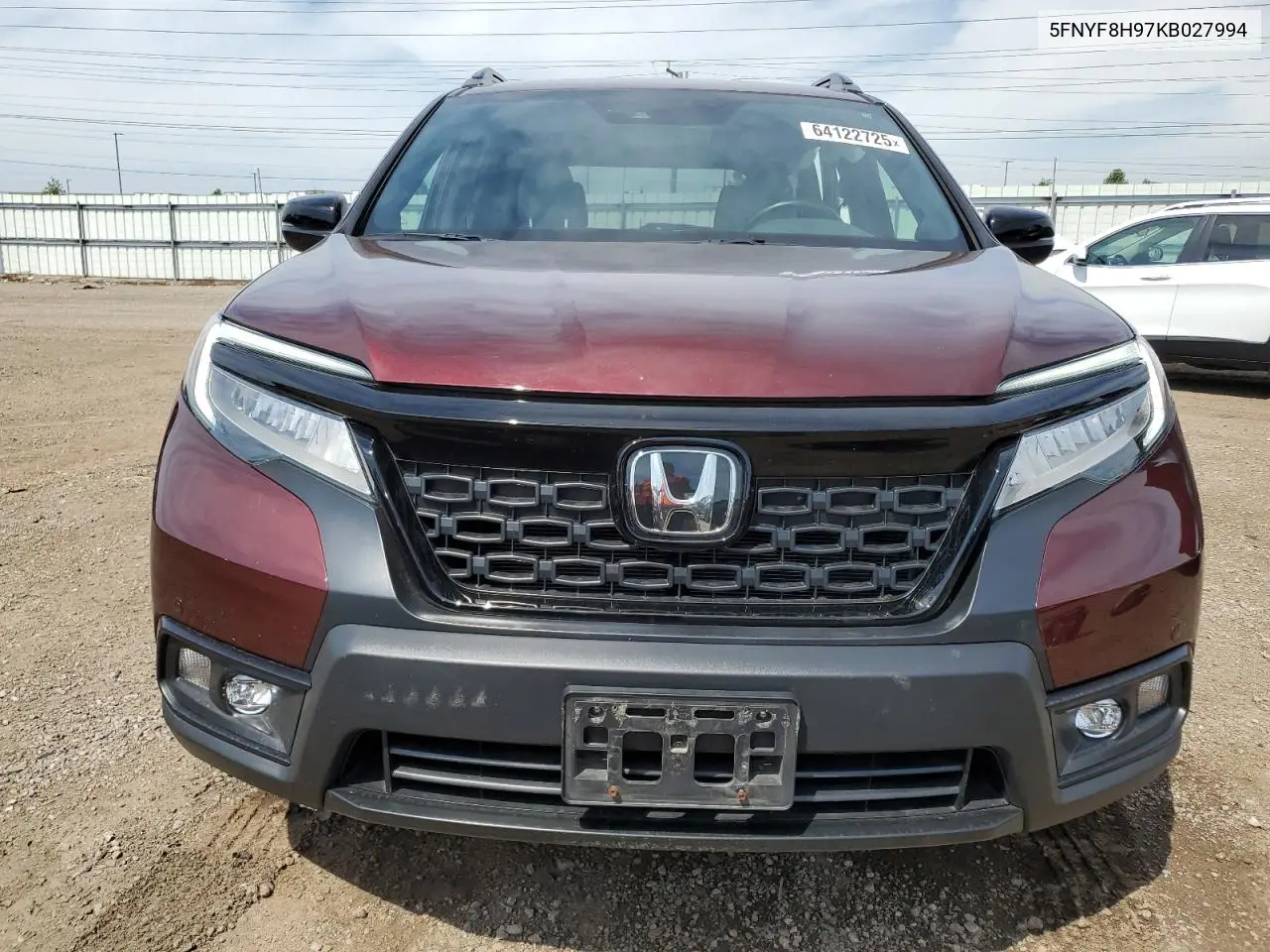 2019 Honda Passport Touring VIN: 5FNYF8H97KB027994 Lot: 64122725