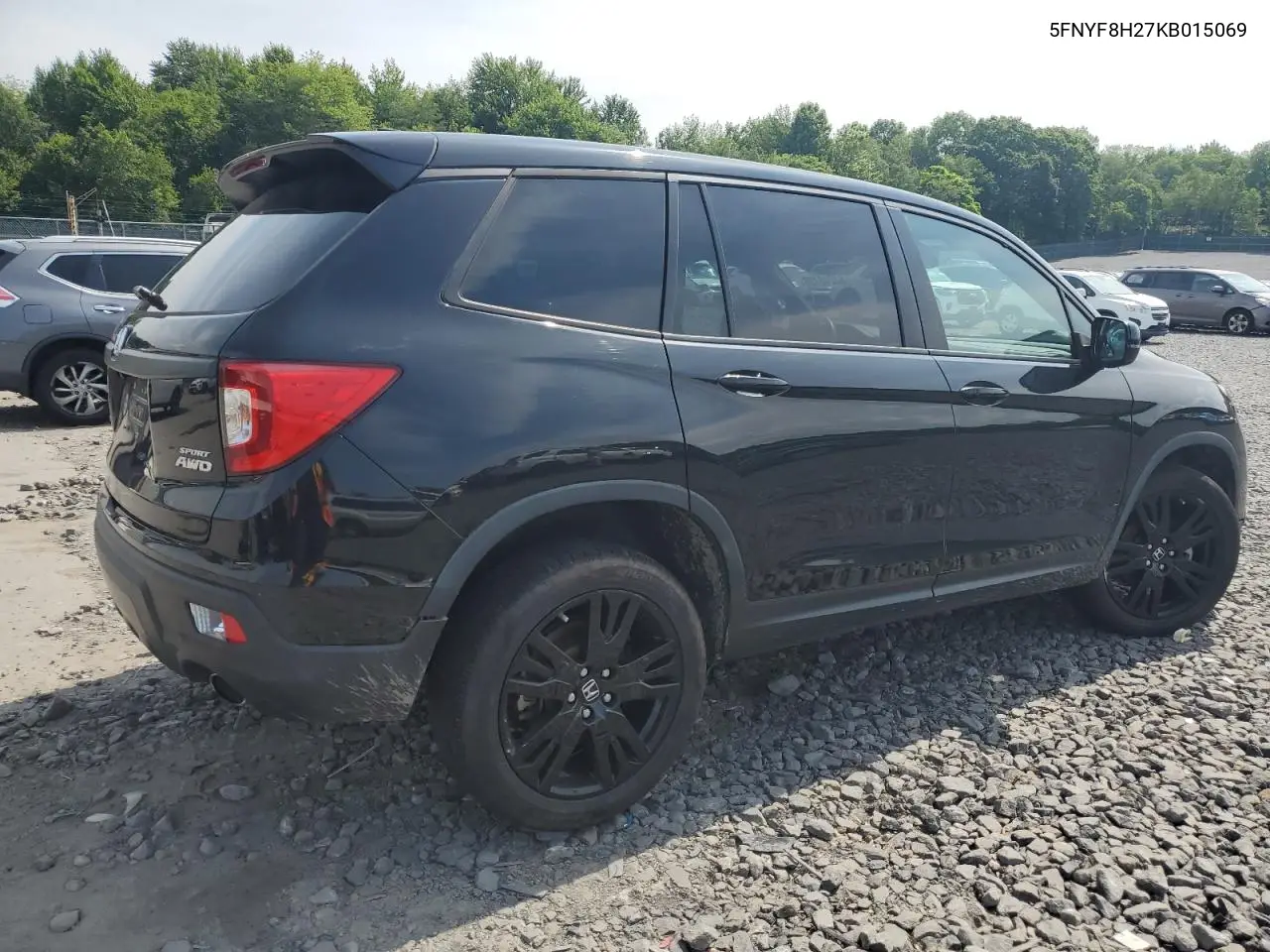 2019 Honda Passport Sport VIN: 5FNYF8H27KB015069 Lot: 64248125