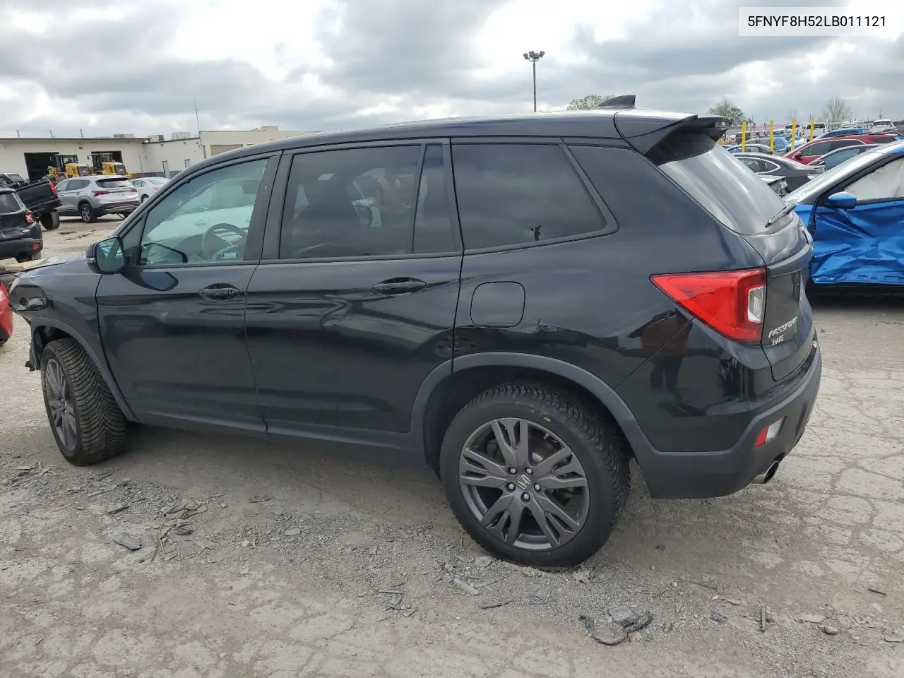 2020 Honda Passport Exl VIN: 5FNYF8H52LB011121 Lot: 55121595