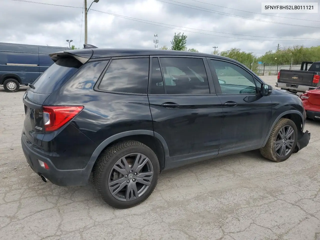 2020 Honda Passport Exl VIN: 5FNYF8H52LB011121 Lot: 55121595