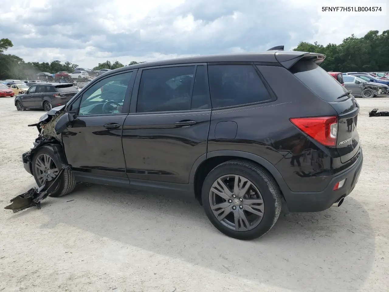 2020 Honda Passport Exl VIN: 5FNYF7H51LB004574 Lot: 55847265