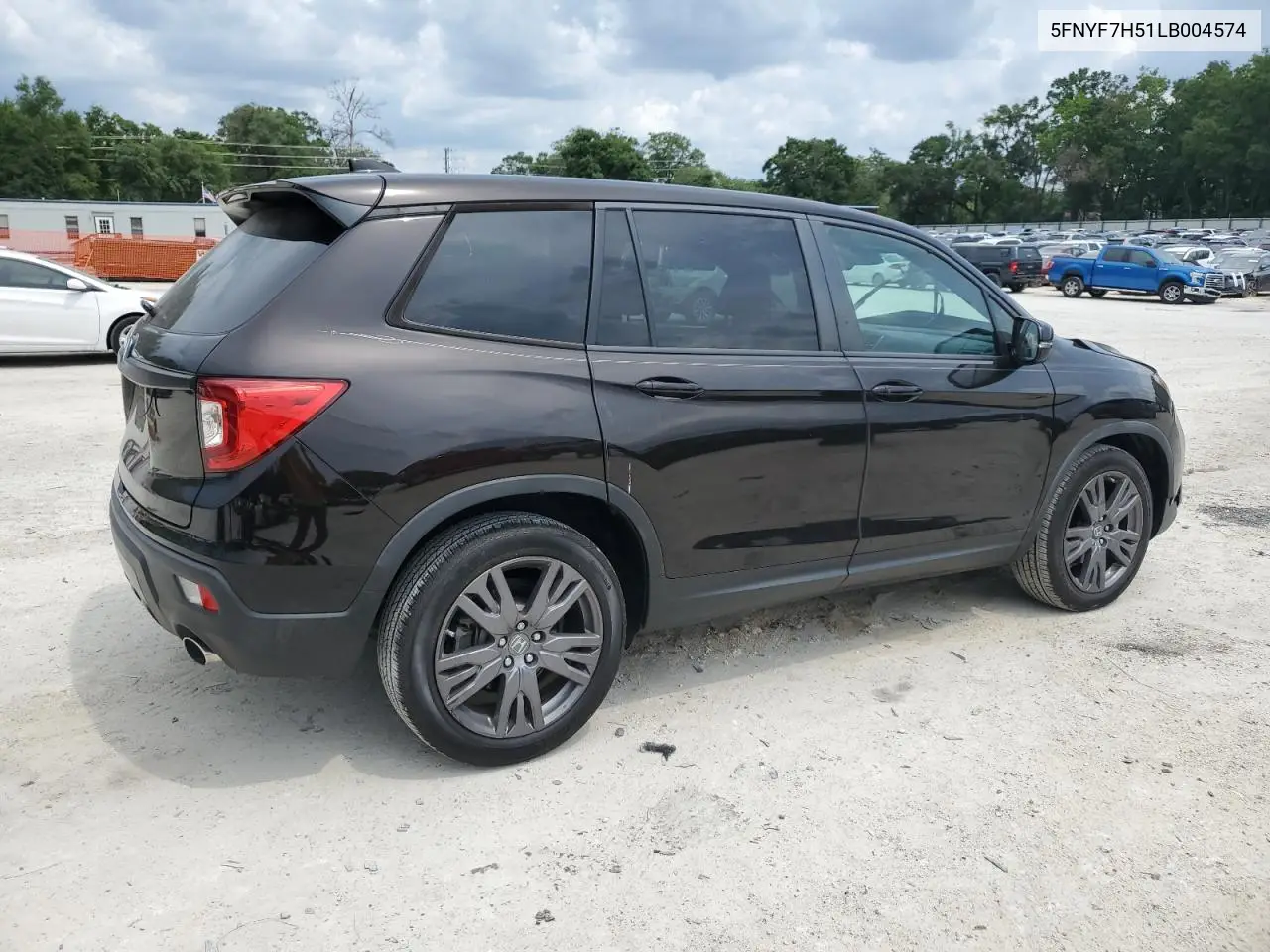 2020 Honda Passport Exl VIN: 5FNYF7H51LB004574 Lot: 55847265