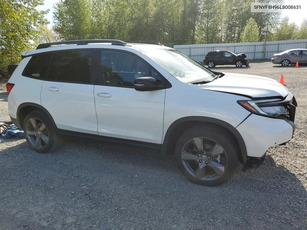 2020 Honda Passport Touring VIN: 5FNYF8H96LB008631 Lot: 55956615
