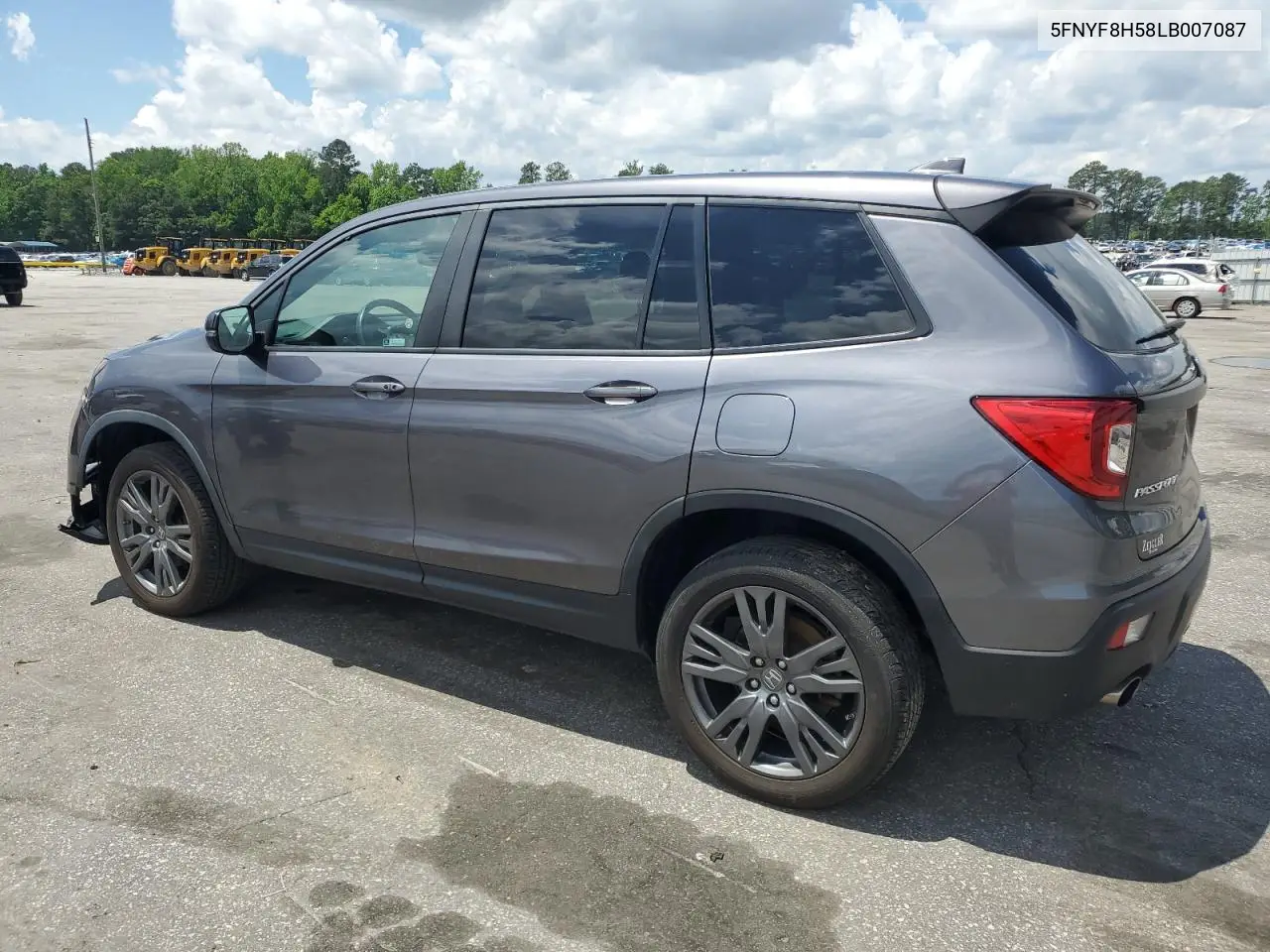 2020 Honda Passport Exl VIN: 5FNYF8H58LB007087 Lot: 57041945