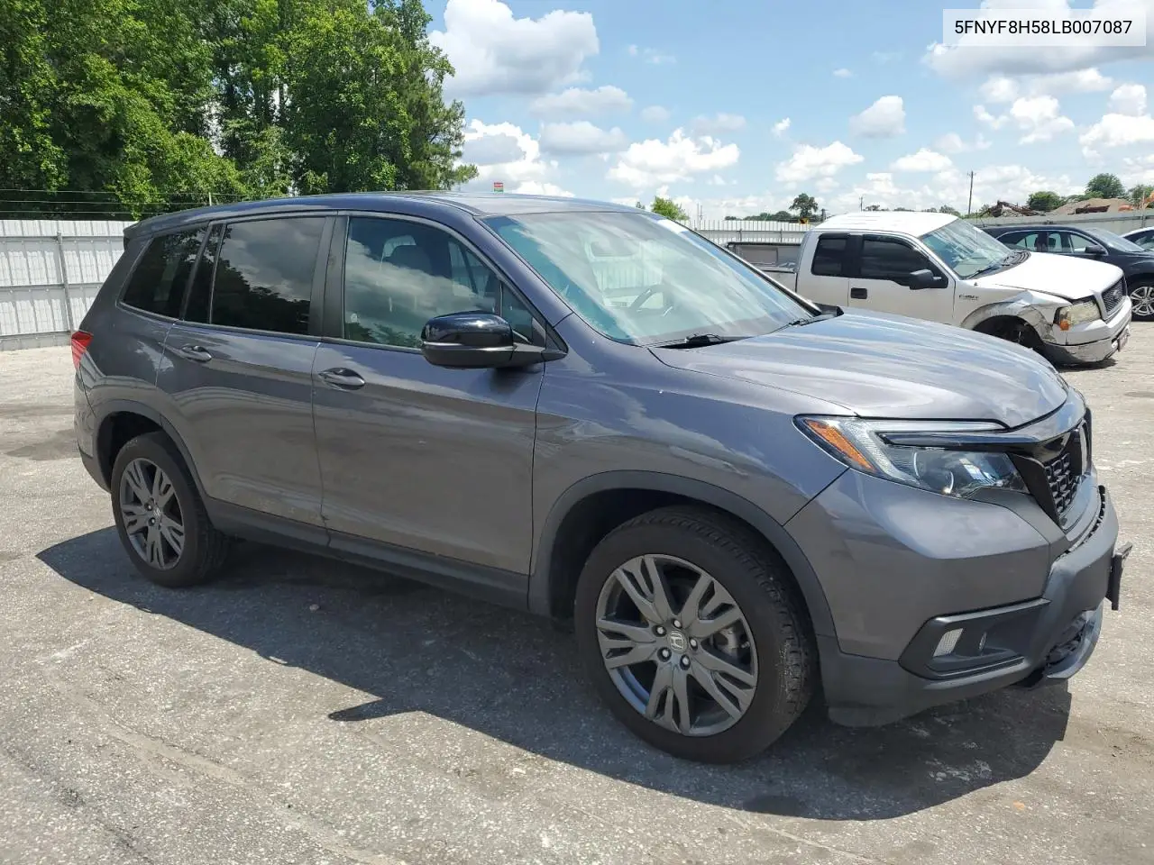 2020 Honda Passport Exl VIN: 5FNYF8H58LB007087 Lot: 57041945