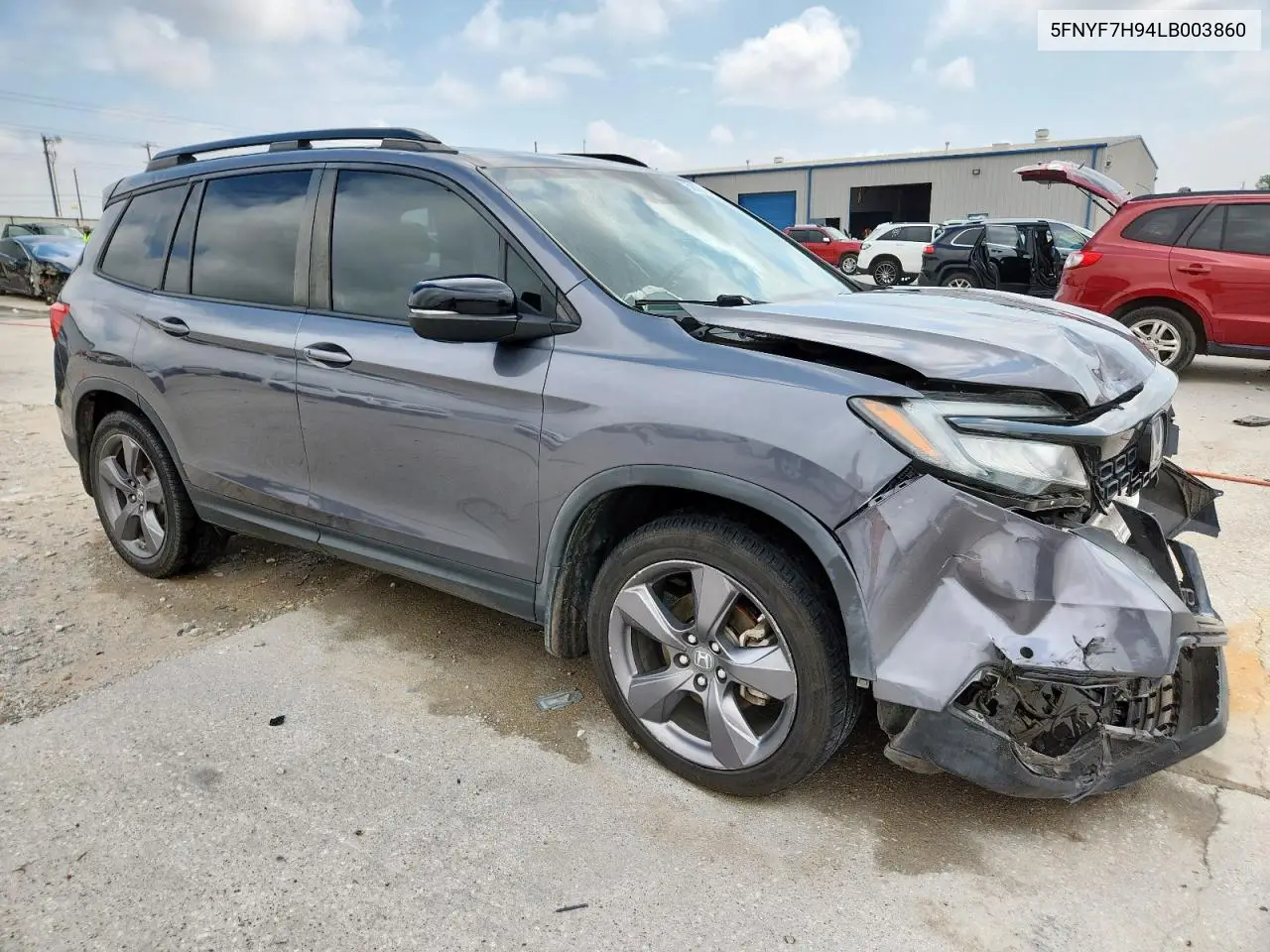 2020 Honda Passport Touring VIN: 5FNYF7H94LB003860 Lot: 58833295