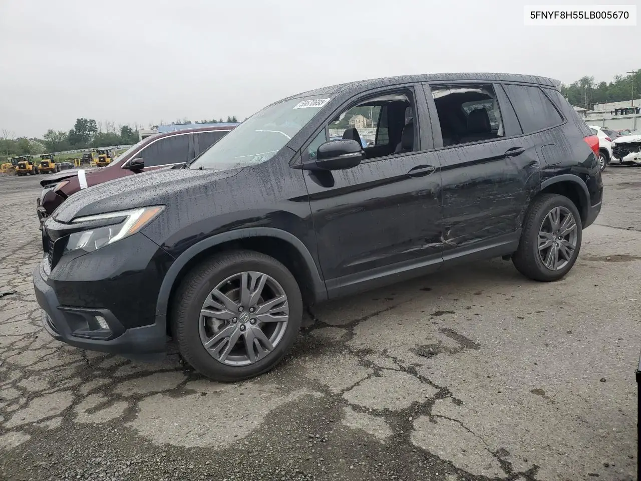 2020 Honda Passport Exl VIN: 5FNYF8H55LB005670 Lot: 59670695