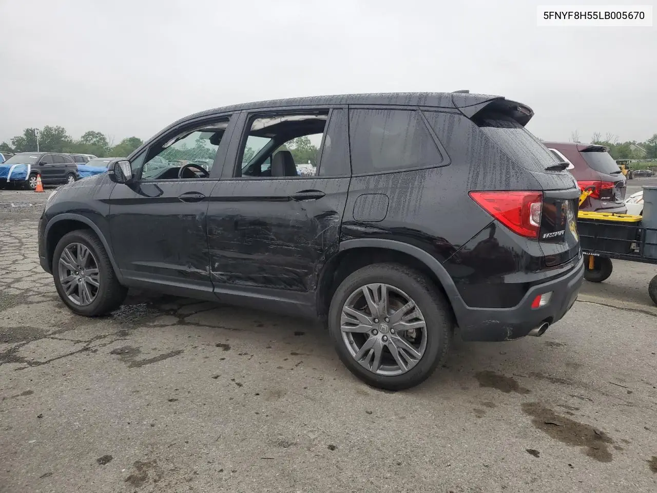 2020 Honda Passport Exl VIN: 5FNYF8H55LB005670 Lot: 59670695
