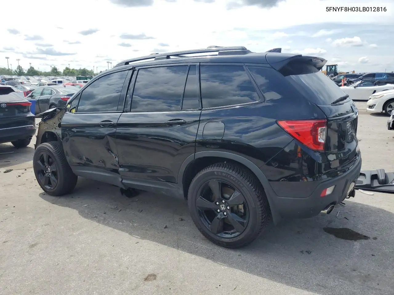 2020 Honda Passport Elite VIN: 5FNYF8H03LB012816 Lot: 60534035