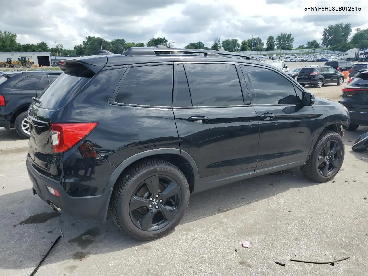 2020 Honda Passport Elite VIN: 5FNYF8H03LB012816 Lot: 60534035