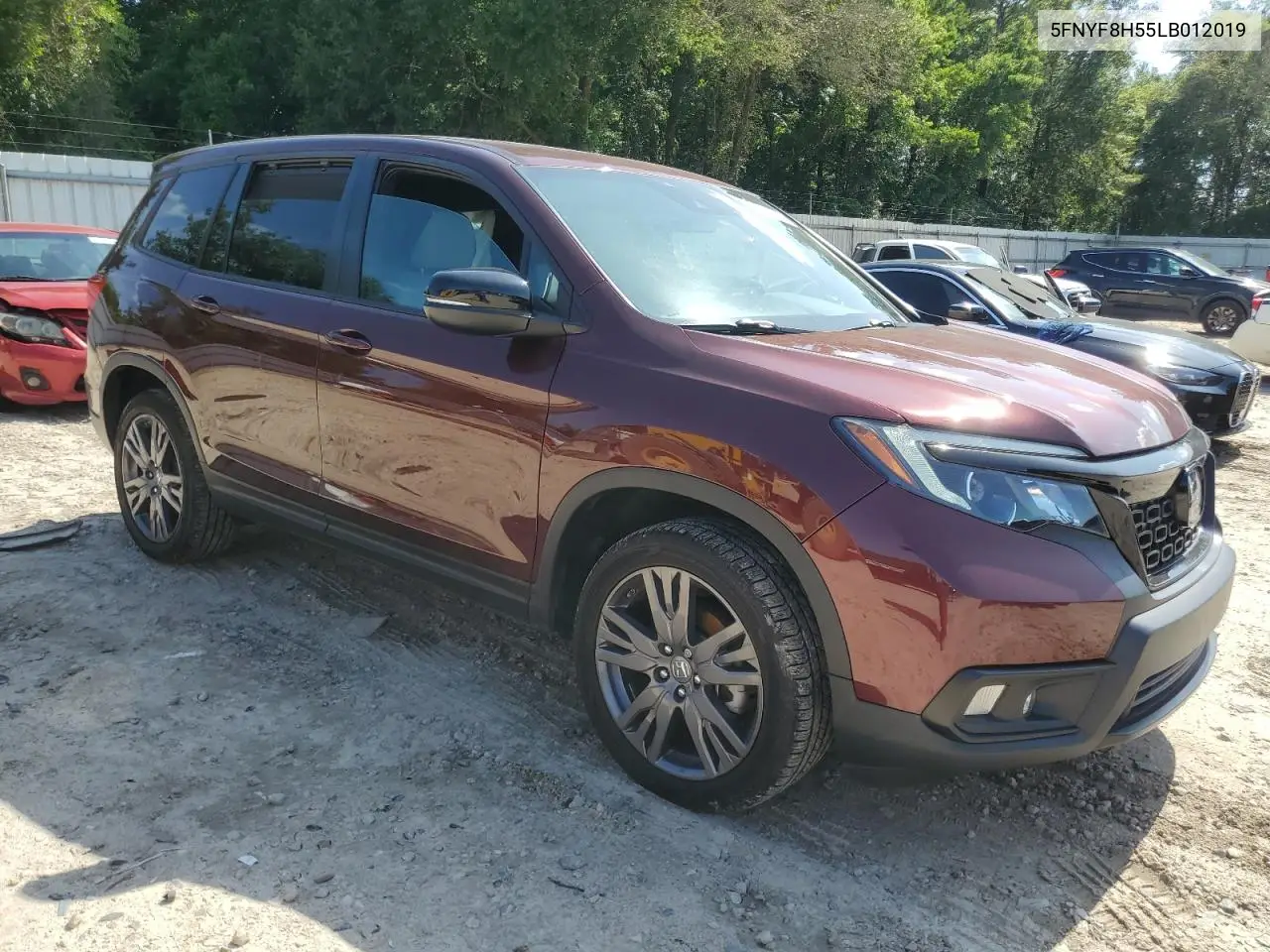 2020 Honda Passport Exl VIN: 5FNYF8H55LB012019 Lot: 60885295