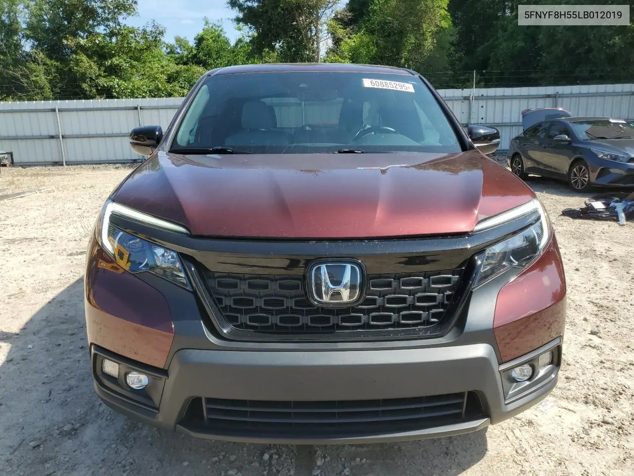 2020 Honda Passport Exl VIN: 5FNYF8H55LB012019 Lot: 60885295