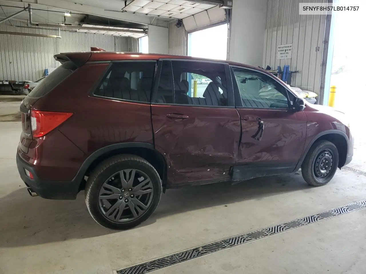 2020 Honda Passport Exl VIN: 5FNYF8H57LB014757 Lot: 61936105