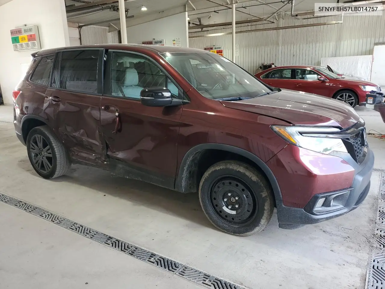 2020 Honda Passport Exl VIN: 5FNYF8H57LB014757 Lot: 61936105