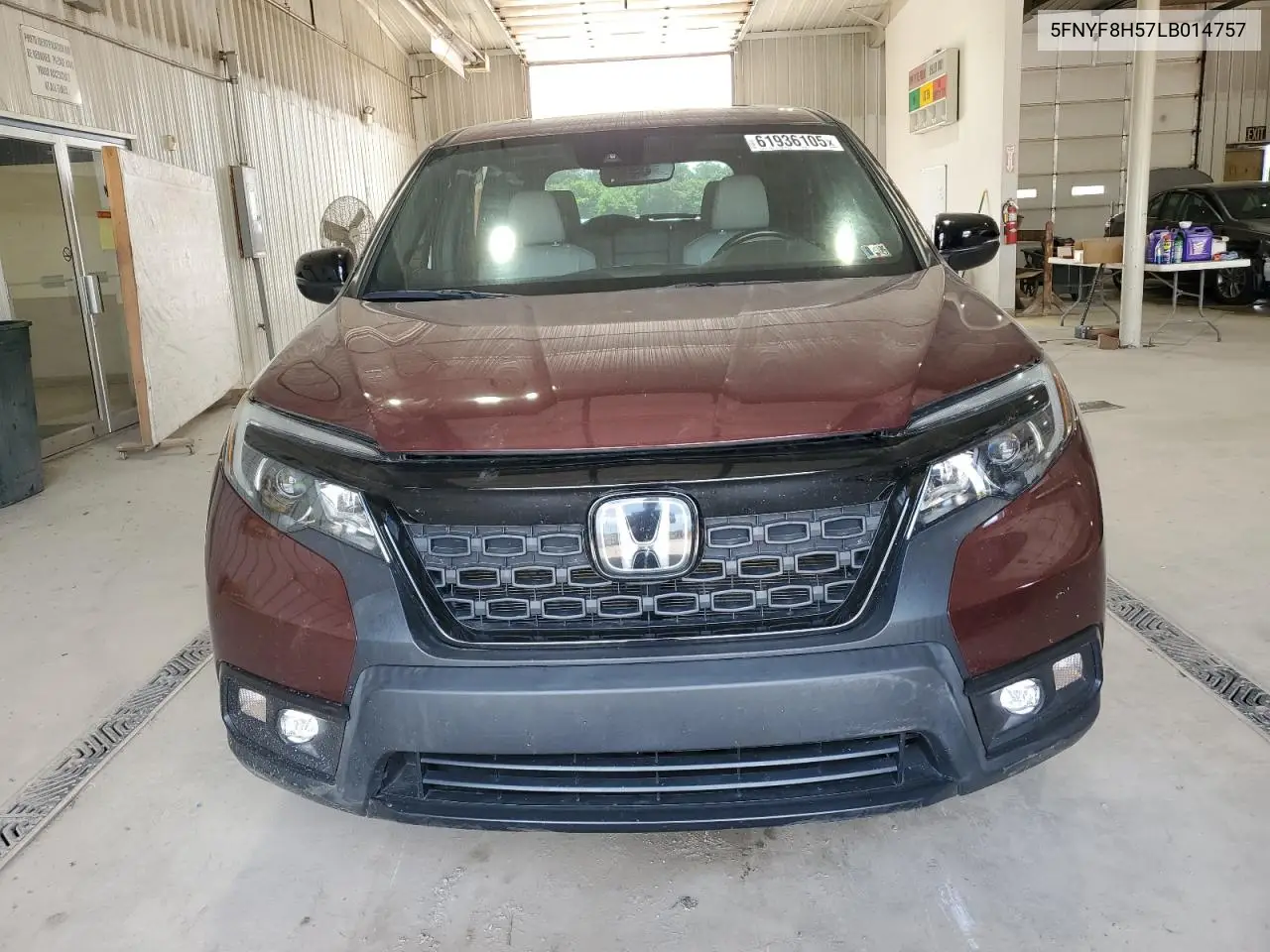 2020 Honda Passport Exl VIN: 5FNYF8H57LB014757 Lot: 61936105
